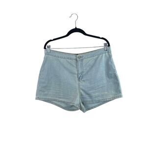 Factorie High Waisted Denim Shorts, Size 14